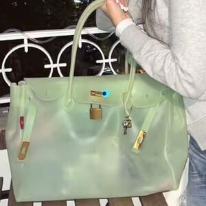 Jelly bag firkin Birkin translucent